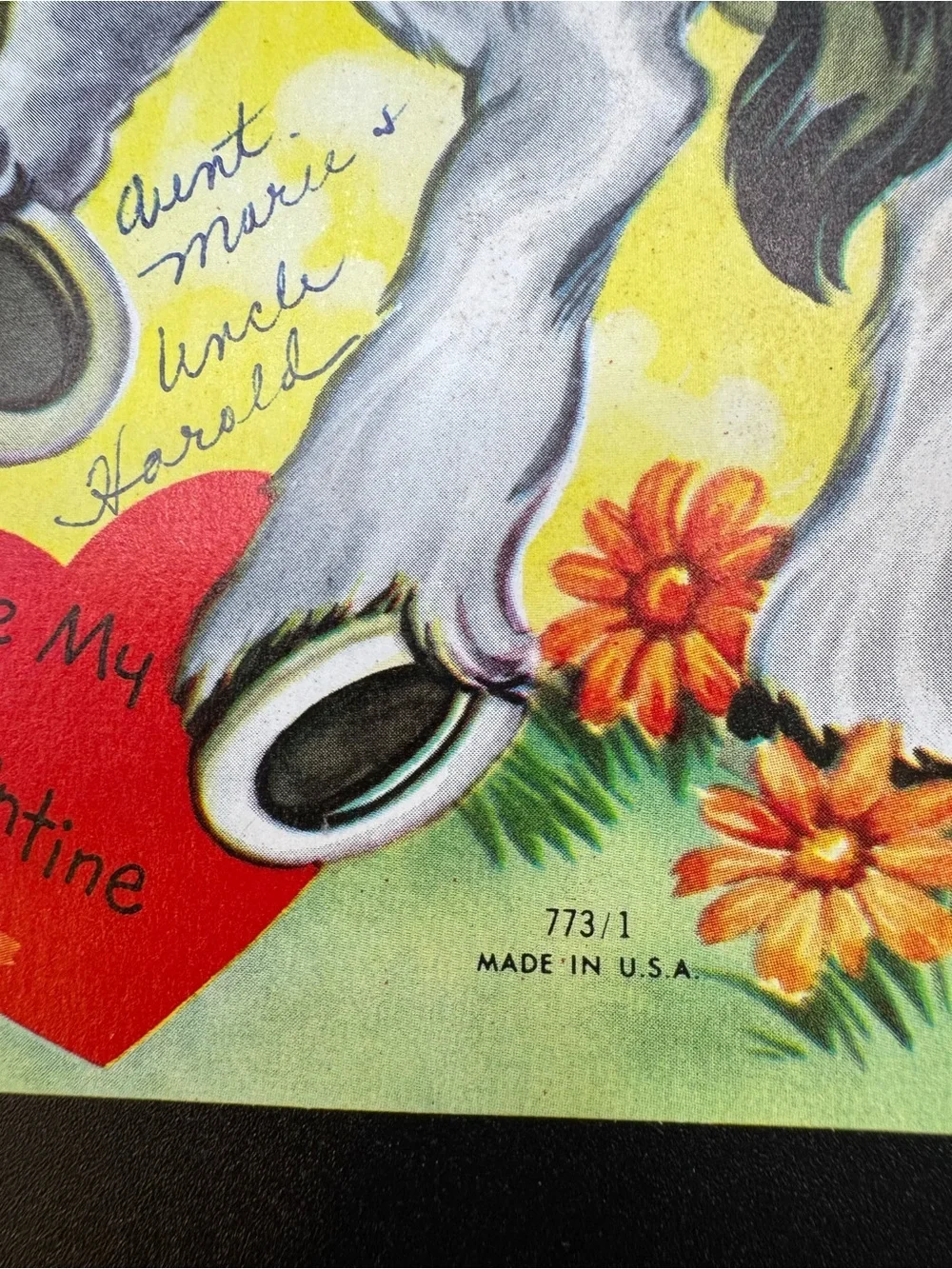 VTG Horse Valentine “Don’t Be ‘Colt’  To Me” 1950’s